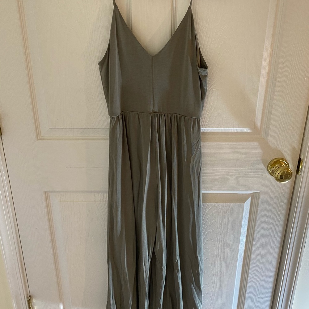 Sienna Sky Olive Jumpsuit